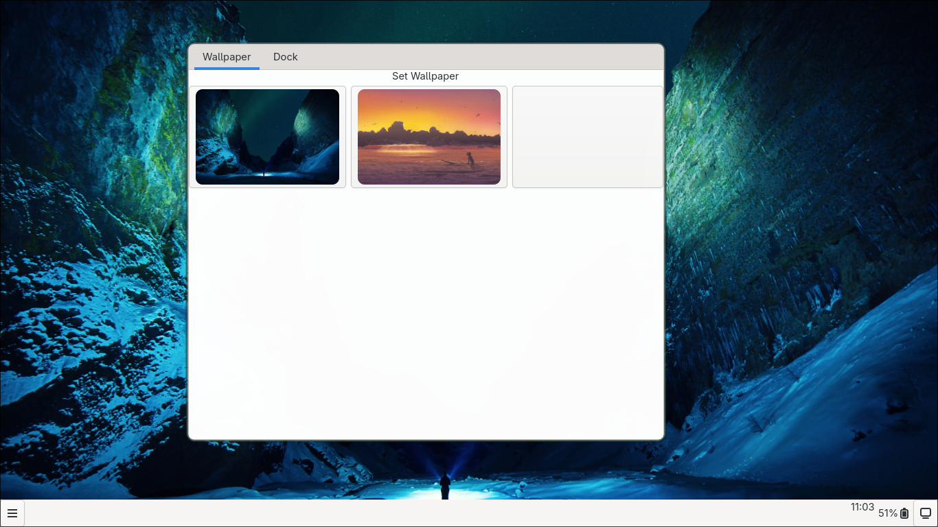 Lapis wallpaper switch